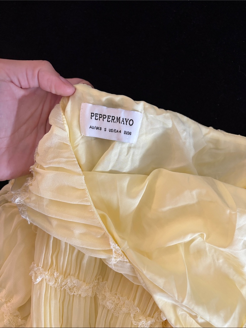 Peppermayo Pale Yellow Maxi Dress - Picture 3 of 5